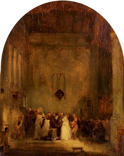 Het graf van de soldaat, 1813 door David Wilkie